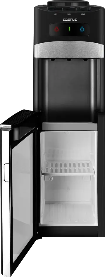 مبرد مياه كاسيل ،3 حنفية  ثلاجة ، أسود، WD3055R 