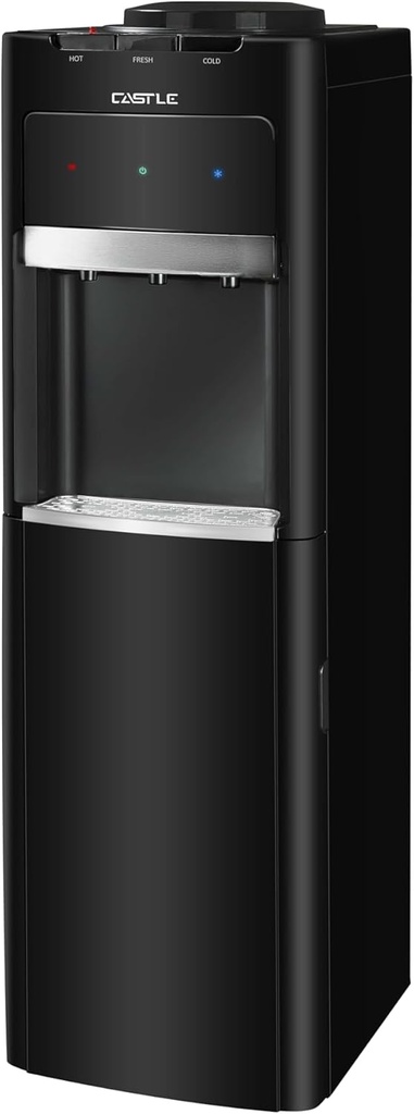 مبرد مياه كاسيل ،3 حنفية  ثلاجة ، أسود، WD3055R 