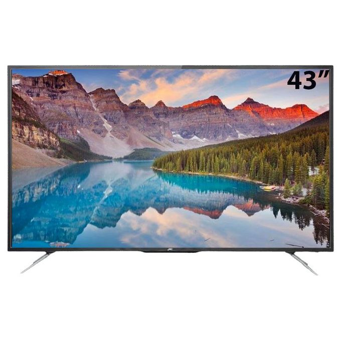 شاشه جاك 43 بوصه بدقة FHD- اسود